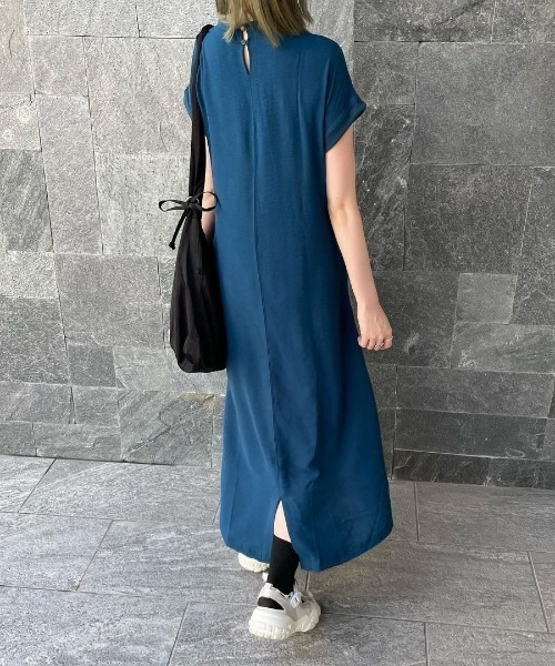 LBC（エルビーシー）の「ワッシャースピンドルリブワンピース（ワンピース・レディース・ブラック/ピンク/ダークオリーブ/ブルー・M）」の22枚目の写真