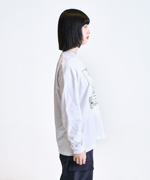 City Ambient Products(シティアンビエントプロダクツ)の「City Ambient Products: SHELTECH(R) グラフィック 長袖Tシャツ(Tシャツ/カットソー・メンズ・チャコールグレー/ホワイト/ブラック・LARGE/MEDIUM/SMALL)」の11枚目の写真