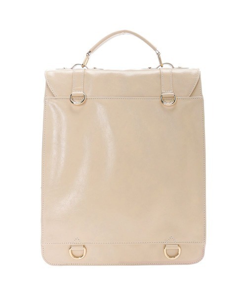 F i.n.t(フィント)の「ダブルベルト縦型サッチェルバッグ/fint(ハンドバッグ・レディース・ブラウン/アイボリー/グリーン・FREE)」の15枚目の写真