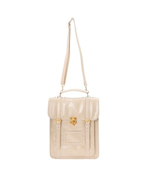 F i.n.t(フィント)の「ダブルベルト縦型サッチェルバッグ/fint(ハンドバッグ・レディース・ブラウン/アイボリー/グリーン・FREE)」の19枚目の写真