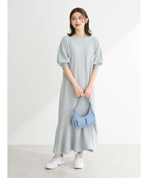 Petit fleur（プチフルール）の「・Petit Fleur カラーstウラケワンピース（ワンピース・レディース・ブラック/杢グレー/チャコールグレー・FREE）」の20枚目の写真