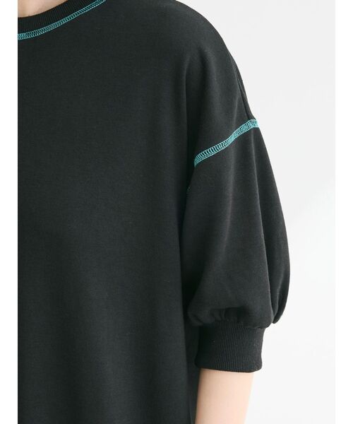 Petit fleur（プチフルール）の「・Petit Fleur カラーstウラケワンピース（ワンピース・レディース・ブラック/杢グレー/チャコールグレー・FREE）」の4枚目の写真