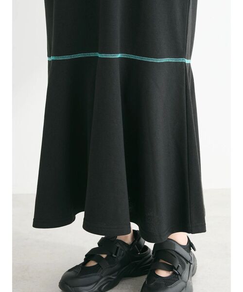 Petit fleur（プチフルール）の「・Petit Fleur カラーstウラケワンピース（ワンピース・レディース・ブラック/杢グレー/チャコールグレー・FREE）」の5枚目の写真