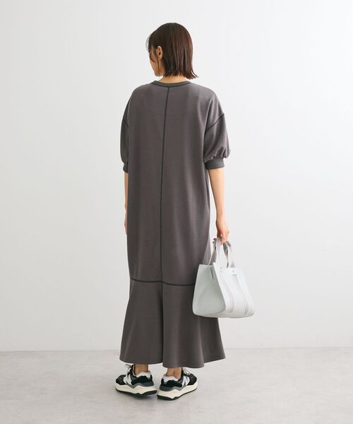 Petit fleur（プチフルール）の「・Petit Fleur カラーstウラケワンピース（ワンピース・レディース・ブラック/杢グレー/チャコールグレー・FREE）」の8枚目の写真