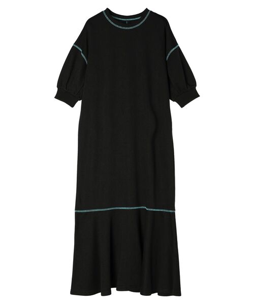 Petit fleur（プチフルール）の「・Petit Fleur カラーstウラケワンピース（ワンピース・レディース・ブラック/杢グレー/チャコールグレー・FREE）」の18枚目の写真