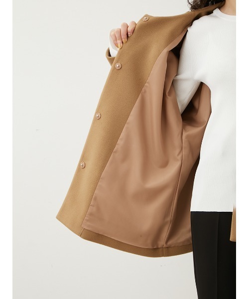 Mila Owen（ミラオーウェン）の「エポレット付きAラインコート（ノー