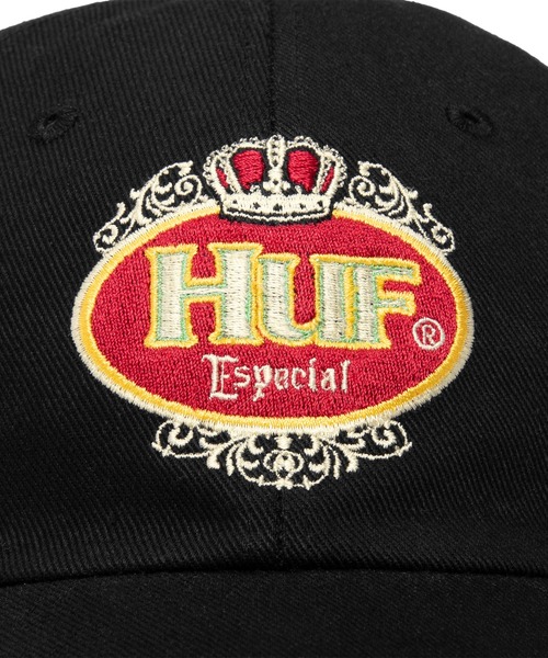HUF(ハフ)の「ESPECIAL 6 PANEL CV HAT / HUF ハフ キャップ 帽子(キャップ・メンズ・ダークグリーン/ブラック・O/S)」の10枚目の写真