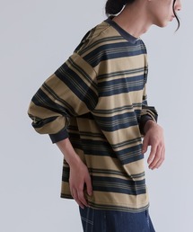 『マルチボーダーロングスリーブTシャツ』