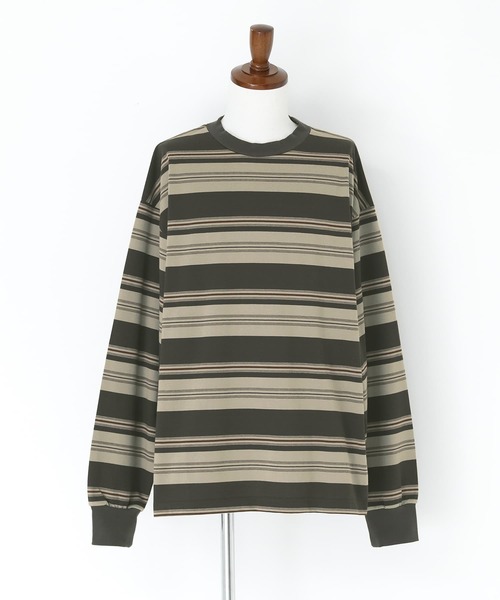 マルチボーダーロングスリーブTシャツ』（Tシャツ/カットソー