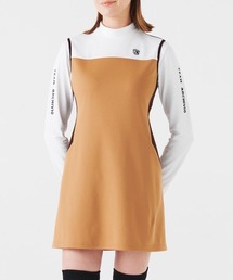 <LADIES>配色切替ノースリワンピース【2024年秋冬】