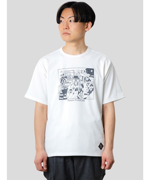 NFC ポップコーンニットプリントTシャツ（Tシャツ/カットソー）｜narifuri（ナリフリ）