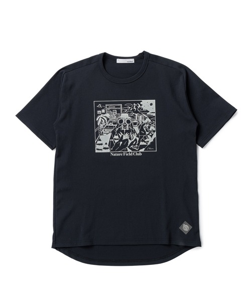 narifuri（ナリフリ）の「NFC ポップコーンニットプリントTシャツ（Tシャツ/カットソー・メンズ・ホワイト/ブラック・LARGE/MEDIUM）」の2枚目の写真