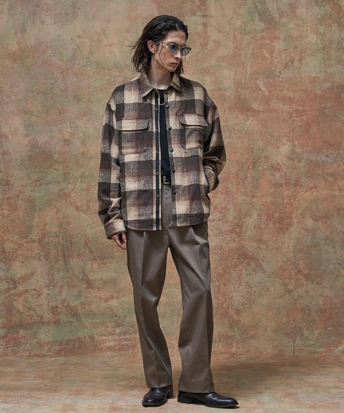 MSML（エムエスエムエル）の「CHECK SNAP BUTTON SHIRT / スナップ