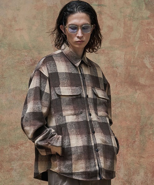 MSML チェックスナップボタンシャツ MSML(エムエスエムエル)の「CHECK SNAP BUTTON SHIRT