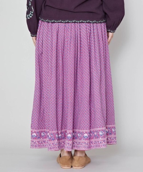 チャイハネ(チャイハネ)の「【チャイハネ】チャリタリスカート(スカート・レディース・ホワイト/カーキ/ピンク・FREE)」の7枚目の写真