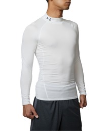 UNDER ARMOUR（アンダーアーマー）の「UAヒートギアアーマー ロングスリーブ モック シャツ(トレーニング メンズ)（Tシャツ/カットソー）」