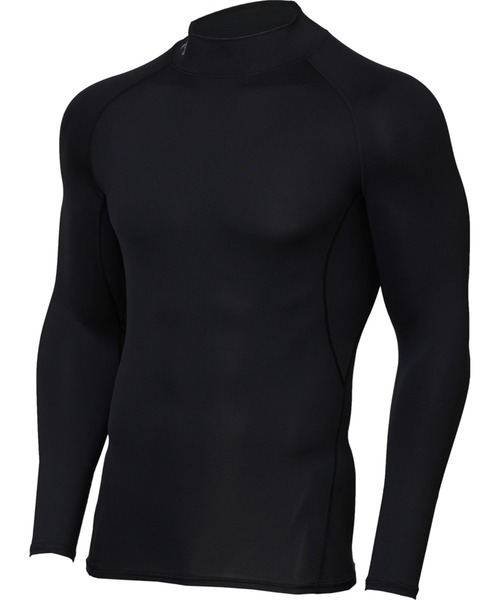 UNDER ARMOUR（アンダーアーマー）の「UAヒートギアアーマー ロングスリーブ モックネック シャツ（トレーニング/メンズ）（Tシャツ/カットソー・メンズ・レッド/ブラック/ホワイト/ネイビー・M/L/2XL/S/XL/3XL）」の12枚目の写真
