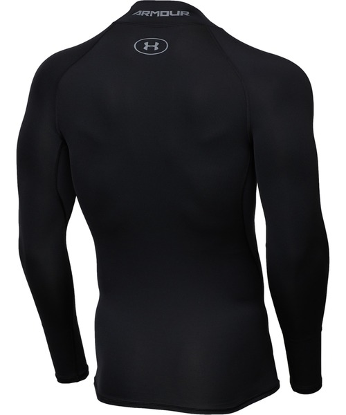 UNDER ARMOUR（アンダーアーマー）の「UAヒートギアアーマー ロングスリーブ モックネック シャツ（トレーニング/メンズ）（Tシャツ/カットソー・メンズ・レッド/ブラック/ホワイト/ネイビー・M/L/2XL/S/XL/3XL）」の13枚目の写真