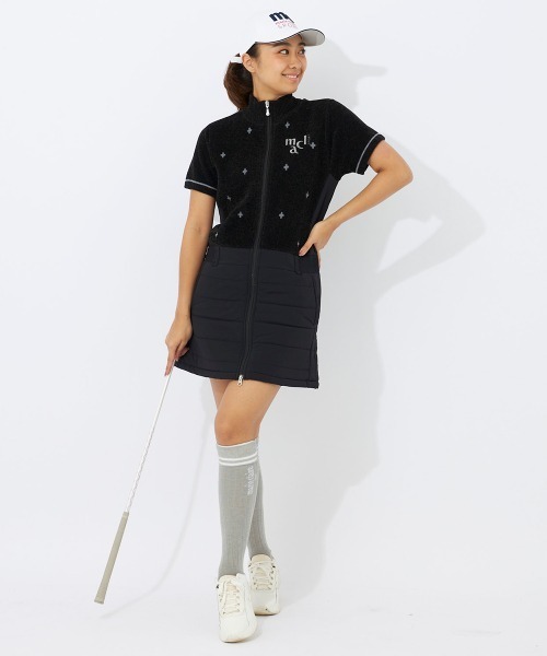 marie claire(マリ・クレール)の「【marie claire/マリ.クレール】レディースニット×中綿ワンピース ゴルフ(ワンピース・レディース・ブラック・MEDIUM/LARGE/X-LARGE)」の13枚目の写真