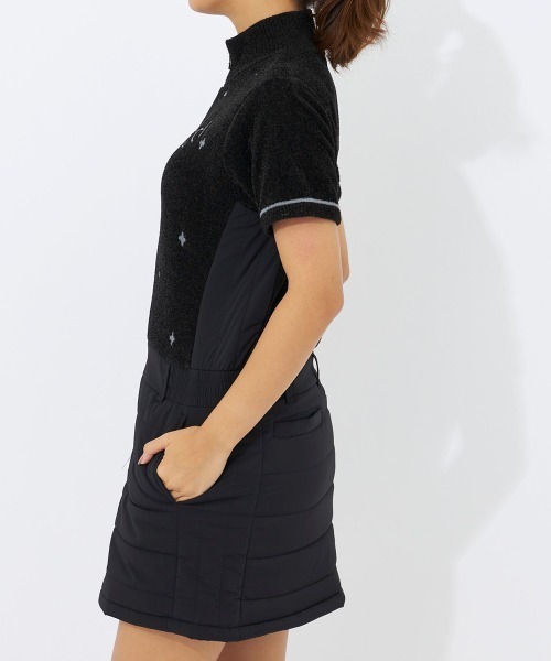 marie claire(マリ・クレール)の「【marie claire/マリ.クレール】レディースニット×中綿ワンピース ゴルフ(ワンピース・レディース・ブラック・MEDIUM/LARGE/X-LARGE)」の4枚目の写真