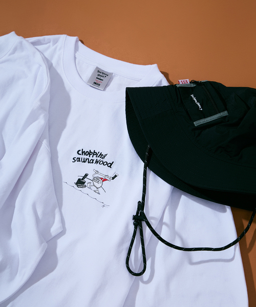 SEA SAUNA SHACK 別注ロングTシャツ(Tシャツ/カットソー)|B.C STOCK(ベーセーストック)