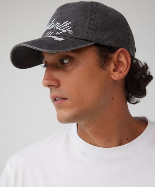 セール】ピグメントロゴ刺繍キャップ（キャップ）｜AZUL BY MOUSSY