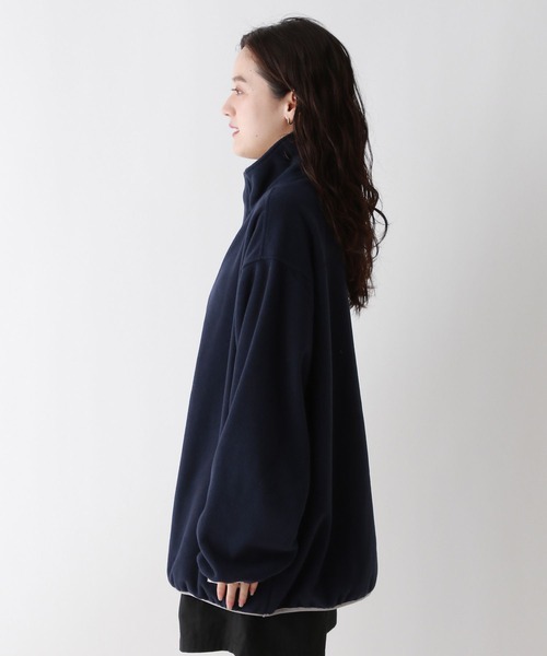 DISCUS（ディスカス）の「DISCUS/ディスカス フリースハーフジップ（スウェット・レディース・ネイビー/ホワイト/ブルー/オレンジ・FREE）」の7枚目の写真