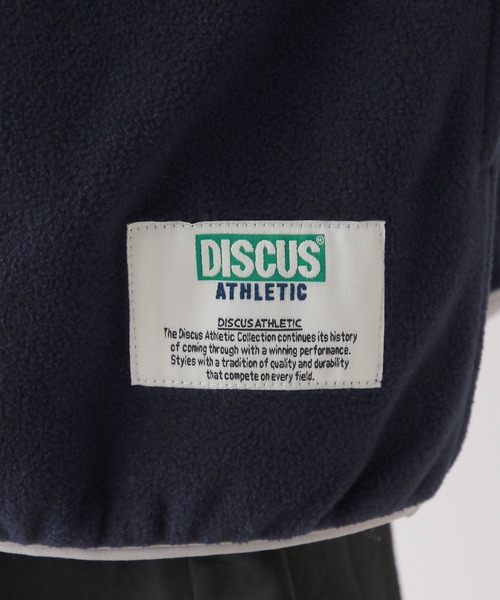 DISCUS（ディスカス）の「DISCUS/ディスカス フリースハーフジップ（スウェット・レディース・ネイビー/ホワイト/ブルー/オレンジ・FREE）」の12枚目の写真