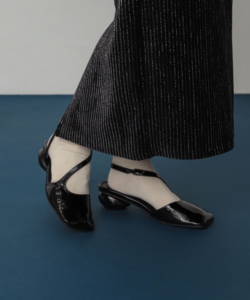 SENSE OF PLACE by URBAN RESEARCH(センスオブプレイスバイアーバンリサーチ)の「ワイドスクエアシューズ(その他シューズ・レディース・ブラック/ブラウン系その他/シルバー・SMALL/MEDIUM/LARGE)」の13枚目の写真