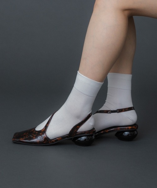 SENSE OF PLACE by URBAN RESEARCH(センスオブプレイスバイアーバンリサーチ)の「ワイドスクエアシューズ(その他シューズ・レディース・ブラック/ブラウン系その他/シルバー・SMALL/MEDIUM/LARGE)」の5枚目の写真