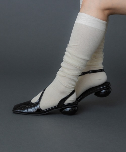 SENSE OF PLACE by URBAN RESEARCH(センスオブプレイスバイアーバンリサーチ)の「ワイドスクエアシューズ(その他シューズ・レディース・ブラック/ブラウン系その他/シルバー・SMALL/MEDIUM/LARGE)」の6枚目の写真