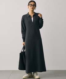 BABYLONE | スキッパーニットワンピース(ワンピース)