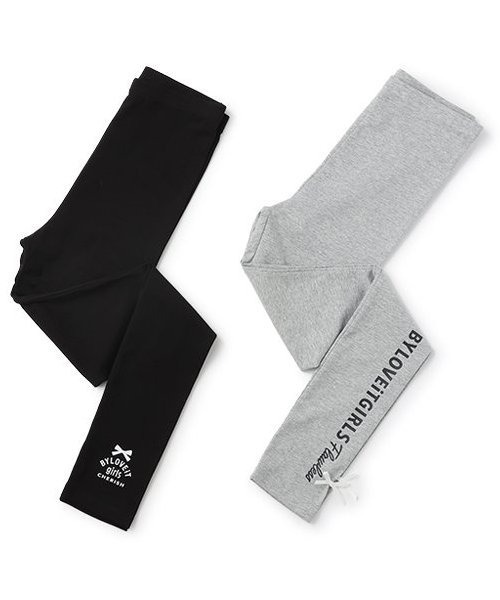 by LOVEiT（バイラビット）の「9分丈レギンス（レギンス/スパッツ・キッズ・ブラック/グレー・120cm/130cm/140cm/150cm/160cm）」の9枚目の写真