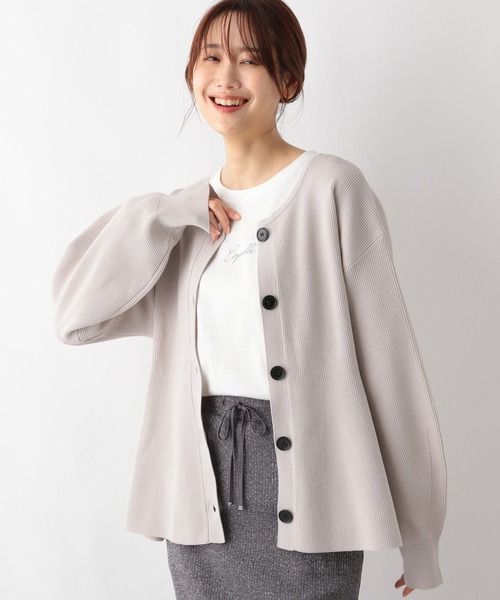 GLOBAL WORK（グローバルワーク）の「リッチライト2WAYペプラム/133016（ニット/セーター・レディース・ブラック/ライトグレー・FREE）」の14枚目の写真