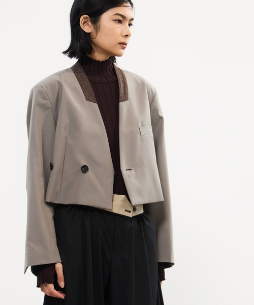 セール】【STUDIOUS/ステュディオス】モヘアウールブレザー