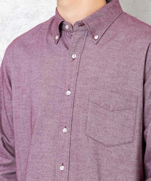 URBAN RESEARCH ROSSO MEN(アーバンリサーチロッソメン)の「『抗菌/防臭』『XXLサイズあり』ハイパフォーマンスフランネルシャツ(シャツ/ブラウス・メンズ・アイボリー/ブラック/グレー/グレー系その他/ブラウン系その他/カーキ/ネイビー/ブルー系その他/ボルドー・SMALL/MEDIUM/LARGE/X-LARGE/XX-LARGE)」の14枚目の写真