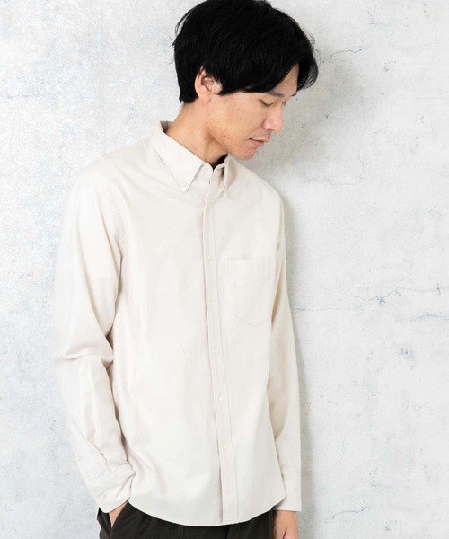 URBAN RESEARCH ROSSO MEN(アーバンリサーチロッソメン)の「『抗菌/防臭』『XXLサイズあり』ハイパフォーマンスフランネルシャツ(シャツ/ブラウス・メンズ・アイボリー/ブラック/グレー/グレー系その他/ブラウン系その他/カーキ/ネイビー/ブルー系その他/ボルドー・SMALL/MEDIUM/LARGE/X-LARGE/XX-LARGE)」の21枚目の写真