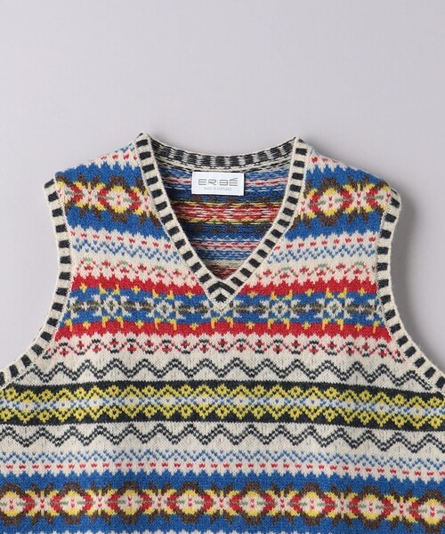 ERIBE（エリベ）の「＜ERIBE＞ Brodie Vest/フェアアイル ベスト（ニット/セーター・メンズ・その他2/その他1・XL/L）」の4枚目の写真
