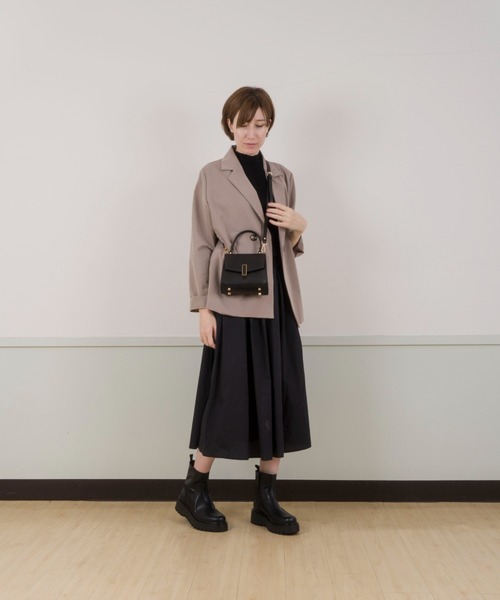 GIANNI NOTARO(ジャンニノターロ)の「【GIANNI NOTARO /ジャンニ ノターロ 】ハンドバッグ ショルダーバッグ 本革(ショルダーバッグ・レディース・ブラック/ホワイト・FREE)」の20枚目の写真