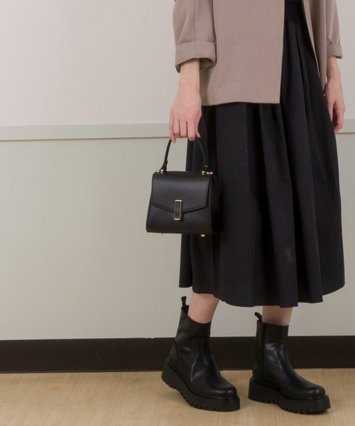 GIANNI NOTARO(ジャンニノターロ)の「【GIANNI NOTARO /ジャンニ ノターロ 】ハンドバッグ ショルダーバッグ 本革(ショルダーバッグ・レディース・ブラック/ホワイト・FREE)」の18枚目の写真