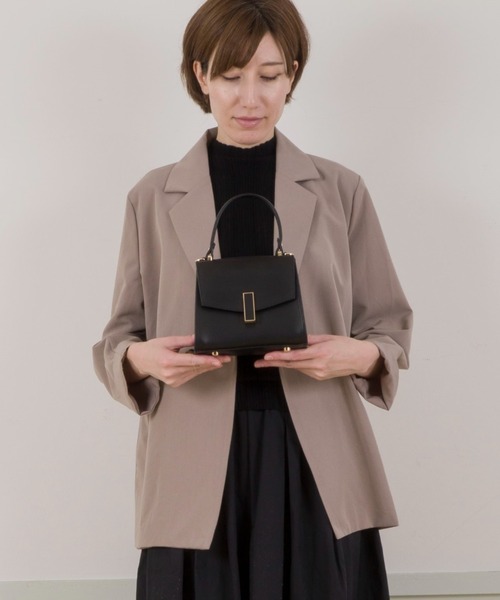 GIANNI NOTARO(ジャンニノターロ)の「【GIANNI NOTARO /ジャンニ ノターロ 】ハンドバッグ ショルダーバッグ 本革(ショルダーバッグ・レディース・ブラック/ホワイト・FREE)」の21枚目の写真