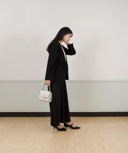 GIANNI NOTARO(ジャンニノターロ)の「【GIANNI NOTARO /ジャンニ ノターロ 】ハンドバッグ ショルダーバッグ 本革(ショルダーバッグ・レディース・ブラック/ホワイト・FREE)」の11枚目の写真