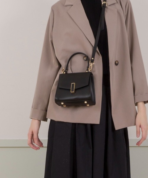 GIANNI NOTARO(ジャンニノターロ)の「【GIANNI NOTARO /ジャンニ ノターロ 】ハンドバッグ ショルダーバッグ 本革(ショルダーバッグ・レディース・ブラック/ホワイト・FREE)」の16枚目の写真