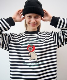 HUMAROUS PUG PUG FARMERS MARKET ロンTee