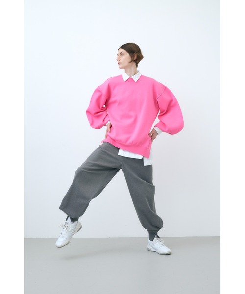 【美品】ナゴンスタンス　ニットコンビネーションプルオーバー någonstansのニットコンビネーションプルオーバー ナゴンスタンス