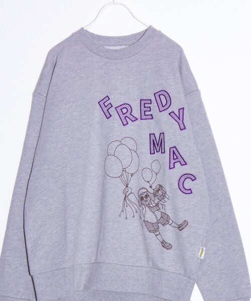 FREDY MAC（フレディーマック）の「【FREDYMAC/フレディマック】プレッピー おじさんバルーン スウェット ユニセックス（スウェット・メンズ・チャコールグレー/グレー/キナリ・M/L）」の3枚目の写真
