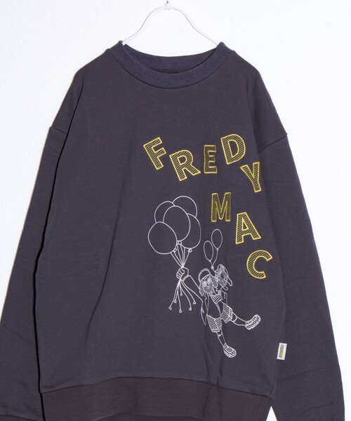 FREDY MAC（フレディーマック）の「【FREDYMAC/フレディマック】プレッピー おじさんバルーン スウェット ユニセックス（スウェット・メンズ・チャコールグレー/グレー/キナリ・M/L）」の2枚目の写真