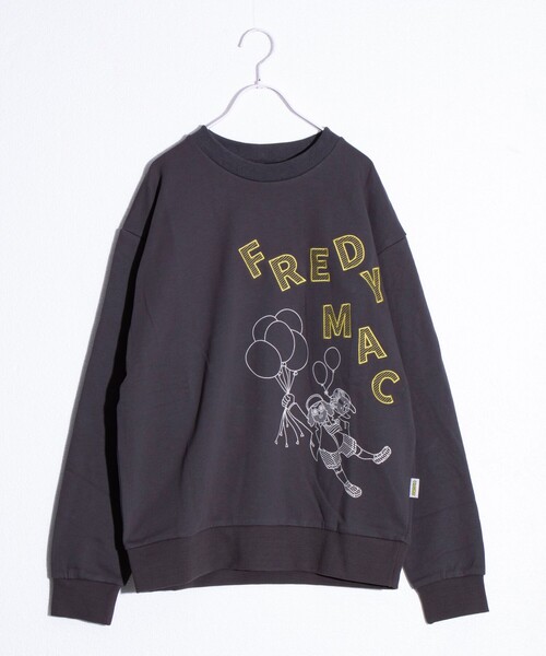 FREDY MAC（フレディーマック）の「【FREDYMAC/フレディマック】プレッピー おじさんバルーン スウェット ユニセックス（スウェット・メンズ・チャコールグレー/グレー/キナリ・M/L）」の8枚目の写真