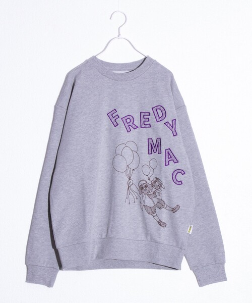 FREDY MAC（フレディーマック）の「【FREDYMAC/フレディマック】プレッピー おじさんバルーン スウェット ユニセックス（スウェット・メンズ・チャコールグレー/グレー/キナリ・M/L）」の10枚目の写真