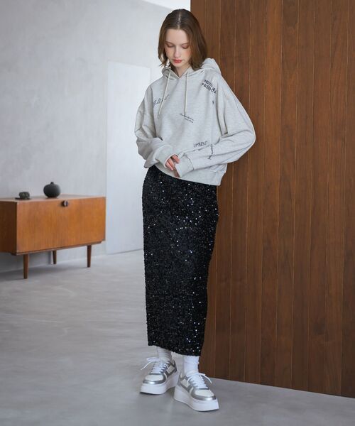 ems excite(エムズエキサイト)の「厚底スニーカー(スニーカー・レディース・シルバー/ブラック/オフホワイト・LARGE/MEDIUM)」の15枚目の写真